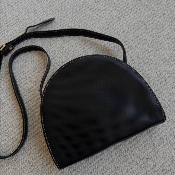 Fendi Black Leather Handbag Purse - Picture 3 of 5